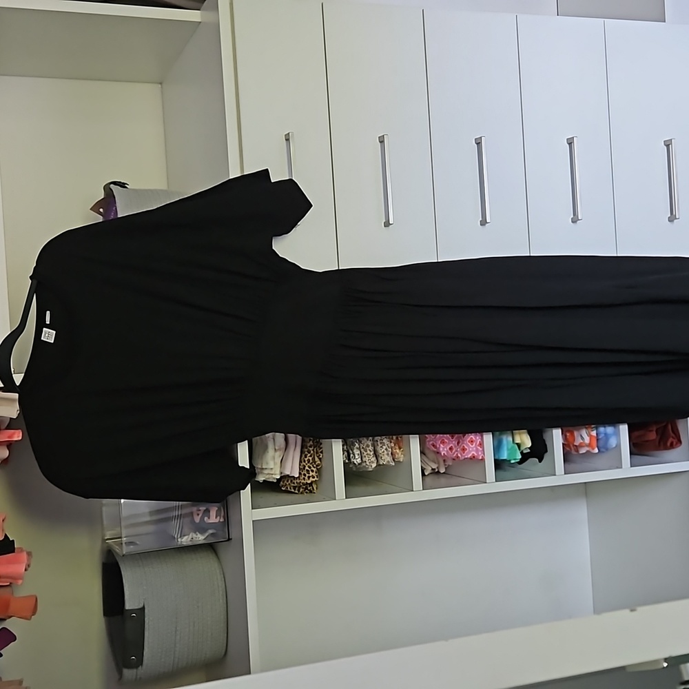 Toteme midi black dress like new med